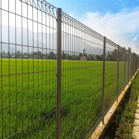 Factory Security Welded Wire Mesh Roll Top Triangle Brc Mesh Fence