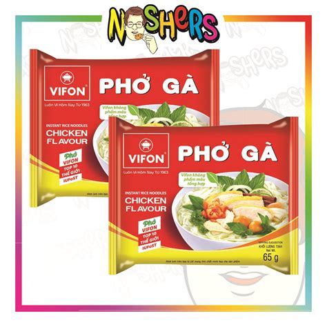 Noshers Vifon Instant Rice Noodles Chicken Flavour Noodles Soup Pho Ga