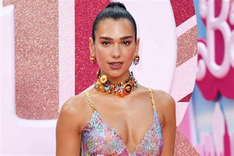 Dua Lipa Wears Her Own Versace Collection At Barbie London Premiere