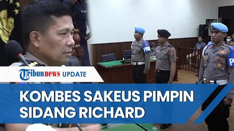 Profil Kombes Sakeus Ginting Yang Pimpin Sidang Etik Bharada E Penentu