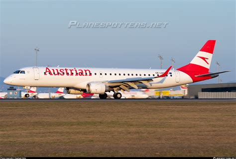 OE LWD Austrian Airlines Embraer ERJ 195LR ERJ 190 200 LR Photo By