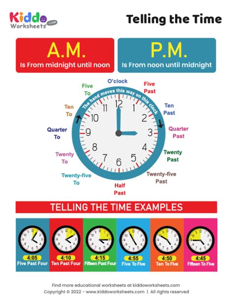 Free Printable Telling The Time Worksheet 2 Kiddoworksheets