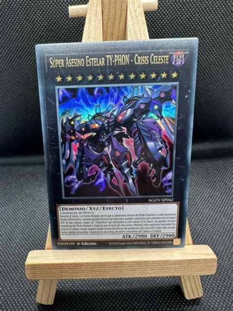 YU GI OH AGOV SP042 SUPER Starslayer TY PHON Sky Crisis Spagnolo