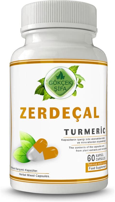 Turmeric Kurkuma Extract Capsule 60 Capsules Voor