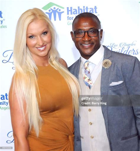 Comic Tommy Davidson and wife Amanda Davidson attend the Habitat For ...