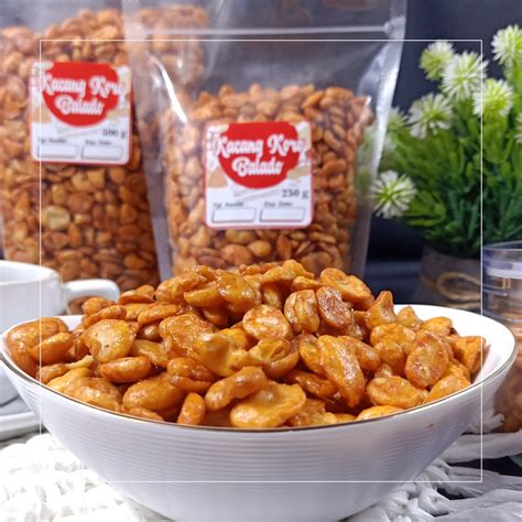 Jual Snack Kiloan Kacang Koro Balado Kg Jajanan Jadul Makanan