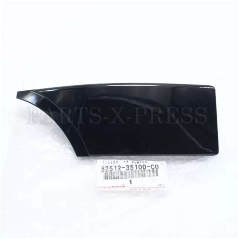 Genuine Oem Toyota Front Bumper Cover Filler Black Trim Right Side