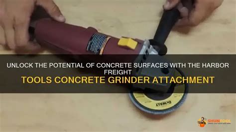 Unlock The Potential Of Concrete Surfaces With The Harbor Freight Tools Concrete Grinder