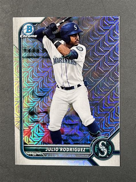 Bowman Chrome Julio Rodriguez Bcp Mojo Refractor Seattle