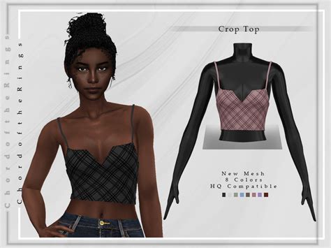 The Sims Resource Crop Top T 371