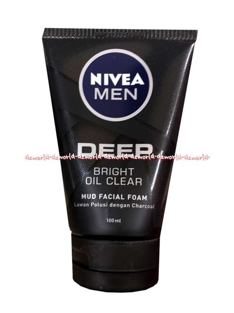 Jual Nivea Men Deep Bright Oil Mud Facial Foam Ml Sabun Muka Pria Di