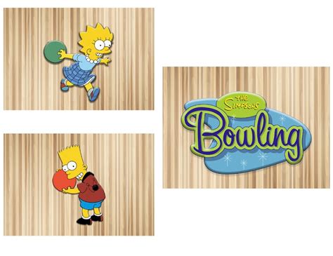 The Simpsons Bowling Arcade Up Arcade Up Piece Front Decal Etsy