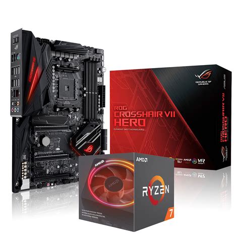 Asus Rog Crosshair Vii Hero Amd Ryzen 7 2700x Carte Mère Ldlc