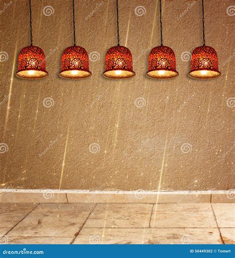 Textured Wall And Ceiling Lamps Stock Photo Image Of Business House