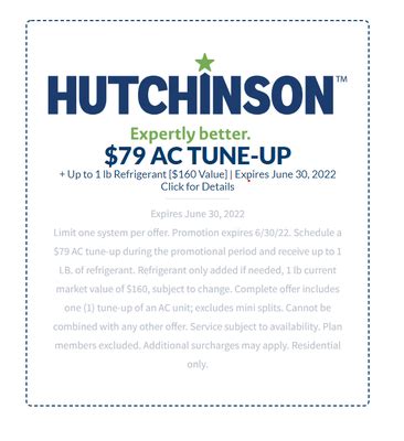 HUTCHINSON AIR CONDITIONING PLUMBING HEATING Updated January