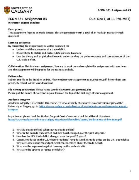 Econ 321 Assignment 3 Fall 2020 ECON 3 21 Assignment 3 1 ECON 3 21