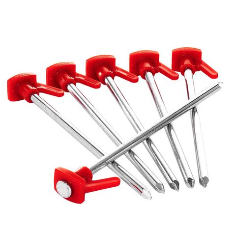 Pack Of 6 Tent Pegs Decathlon