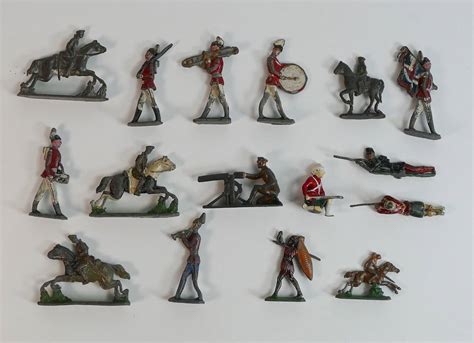 A Collection Of Vintage Lead Wwi And Earlier Metal Toy Model Soldiers