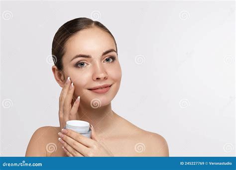 Beauty Woman Face Skin Care Portrait Of Attractive Young Female