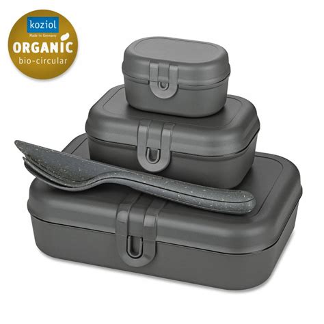 Koziol Pascal Ready Lunch Box Cutlery Set