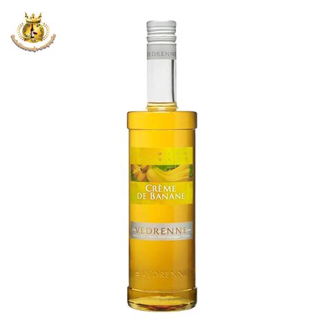 Vedrenne Liqueur 70cl Banana Vanniyom Wine