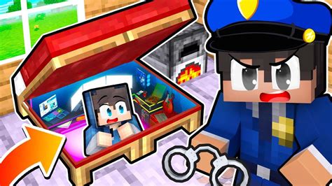 Epický TAJNÝ BUNKR před POLICISTOU v Minecraftu YouTube