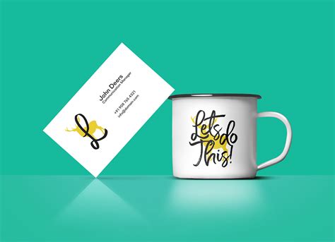 Free Coffee Cup & Business Card Mockup PSD - Good Mockups