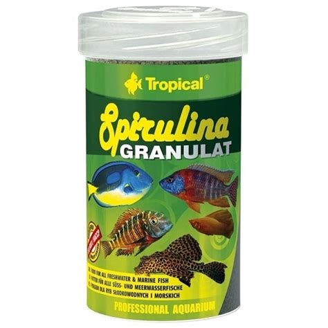 Alimento Tropical Spirulina Granulat G Acuario Oasis