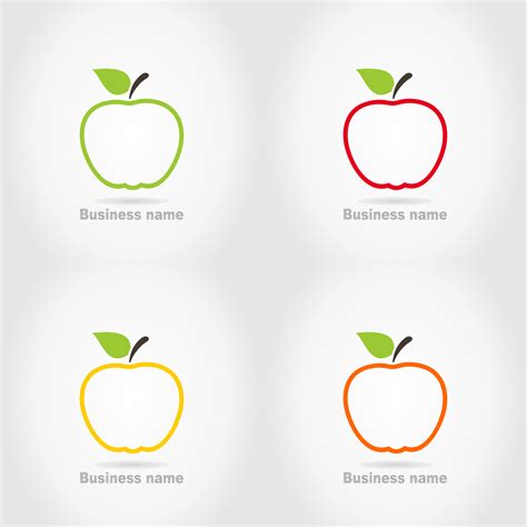 The Apple. Vector illustration 17417889 Vector Art at Vecteezy