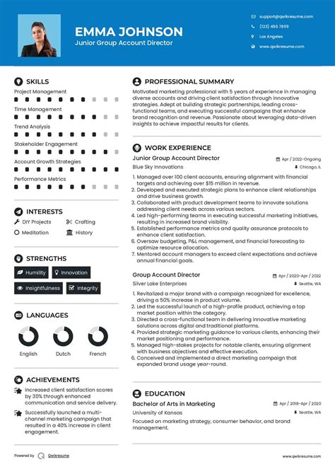 10+ Group Account Director Resume Samples & Templates for 2025