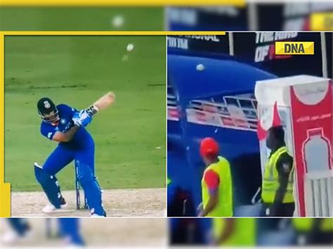 Ind Vs Afg Suryakumar Yadav Hits No Look Six Ball Smashes Into Team