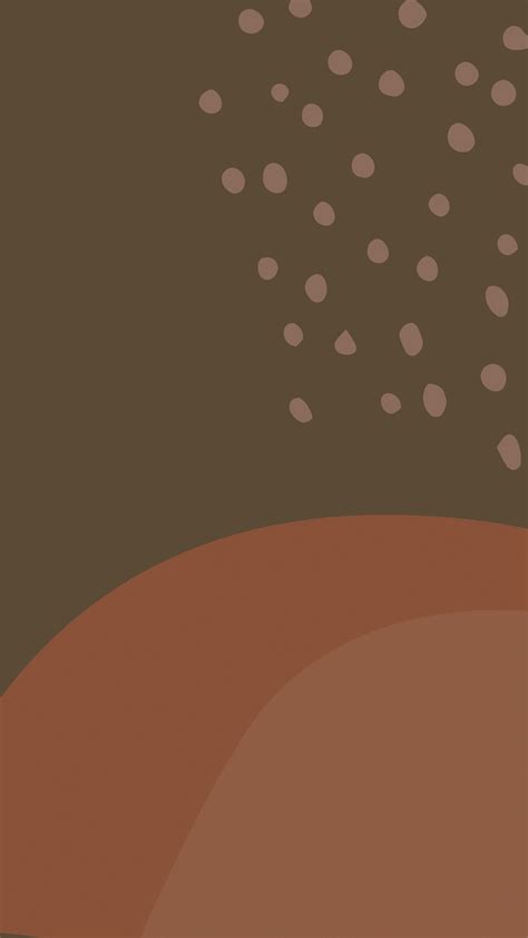 Minimalist Dark Brown Aesthetic Wallpaper