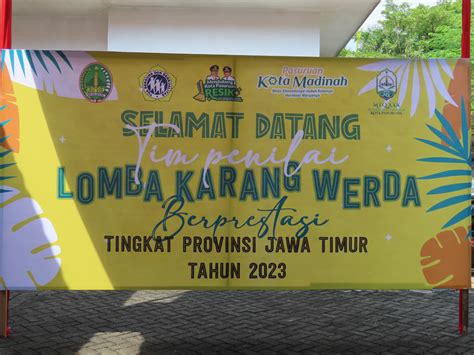 Lomba Karang Werda Berprestasi Tingkat Propinsi Jawa Timur 2023