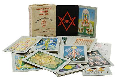 ALEISTER CROWLEY THOTH Tarot Karten Deck 1978 Edition Samuel Weiser