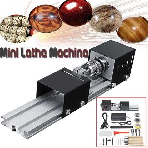 100W Wood Lathe Beads Machine Polisher Table Saw Multi Functional DIY