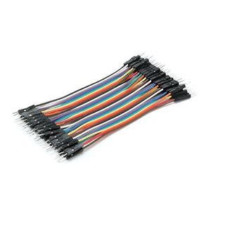 Cables Jumper Dupont Machos a Macho 40 piezas 10 cm Shopee México