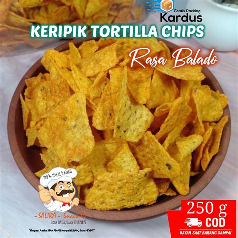 Jual SALIRA TORTILLA BALADO 250g TORTILA PREMIUM RENYAH RASA