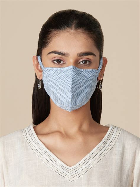 Buy Fabindia Printed Non Surgical Cotton Mask Outdoor Masks For