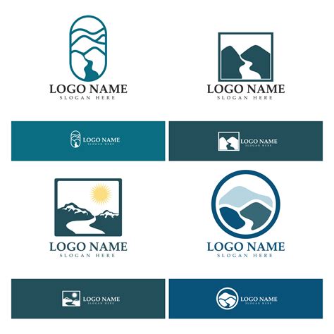 River logo Logo vector icon illustration design template 11322008 ...