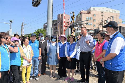 爭取斗六市區鐵路高架化計畫儘速通過審查 張麗善再邀立委、交通部鐵道局現勘