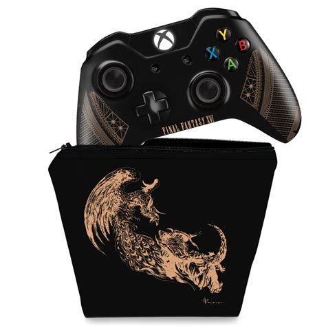 Kit Capa Case E Skin Xbox One Fat Controle Final Fantasy Xvi Edition