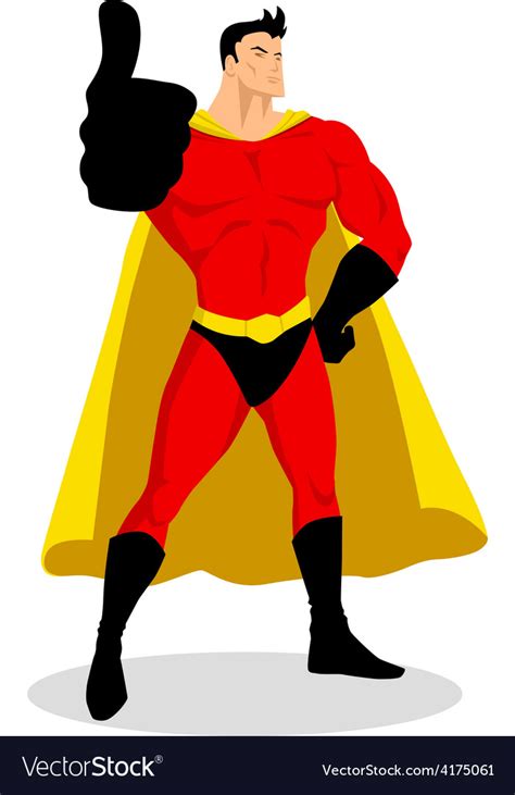 Superhero Royalty Free Vector Image Vectorstock