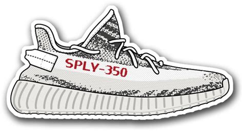 Download Transparent Yeezy Boost Zebra Yeezy Sticker Pngkit