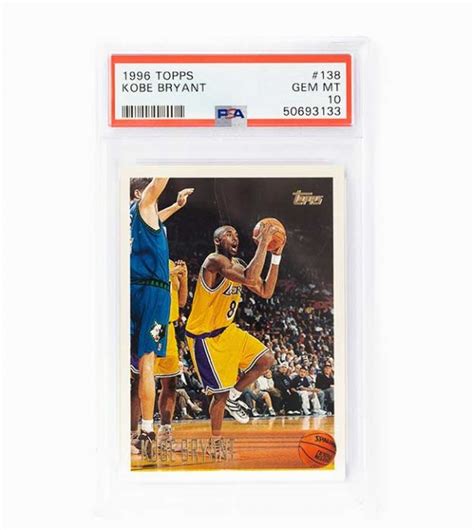 1996 Topps Kobe Bryant Rookie PSA 10 StarsCards