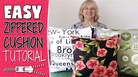 Zippered Cushion Cover Tutorial Alanda Craft