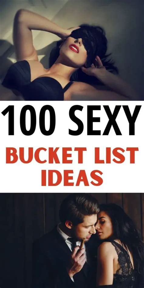 Sex Bucket List Fun Things To Do With Your Partner