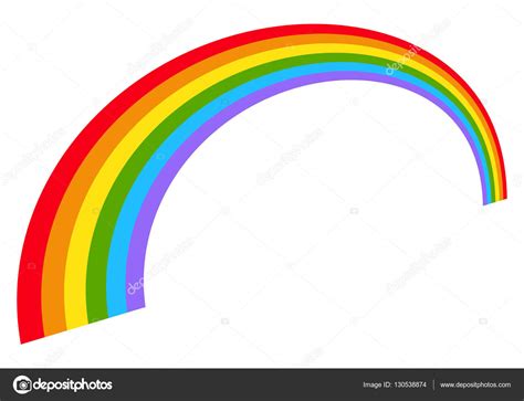 Ilustración Con Forma De Arco Iris Vector Gráfico Vectorial