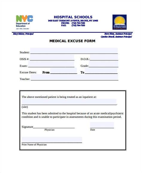 Free 41 Printable Medical Forms In Pdf Excel Ms Word