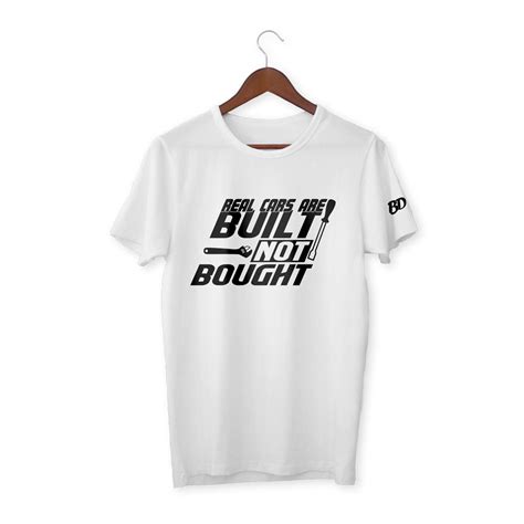 Real Cars Are Built Not Bought T-Shirt - ultimateprocy