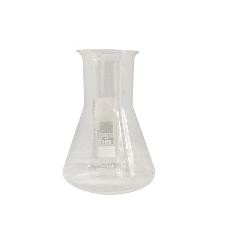 MATRAZ ERLENMEYER 100ML BOCA ANCHA 105 34MM DE VIDRIO Jampar